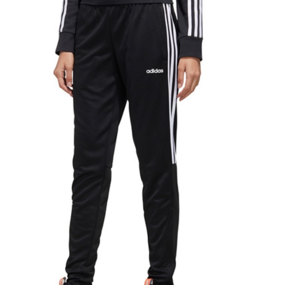 Adidas track pants in black